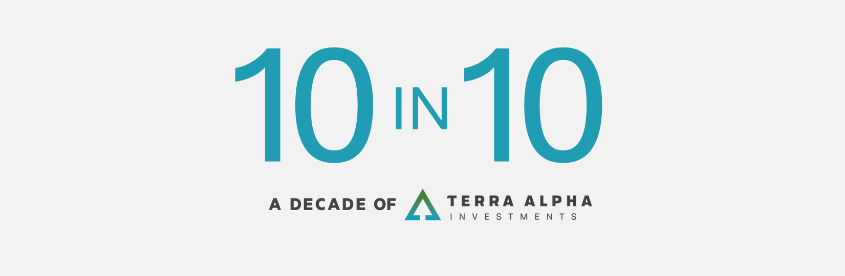 Terra Alpha “10 in 10”